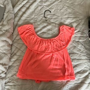 Topshop off the shoulder top